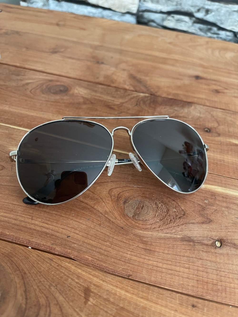 Sun Trends by i-dealoptics Polarized Aviators Silver Frame Only Performance